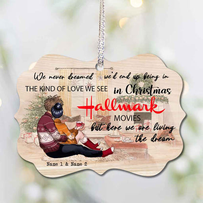 We Never Dreamed - Personalized Christmas Ornament (Printed On Both Sides)