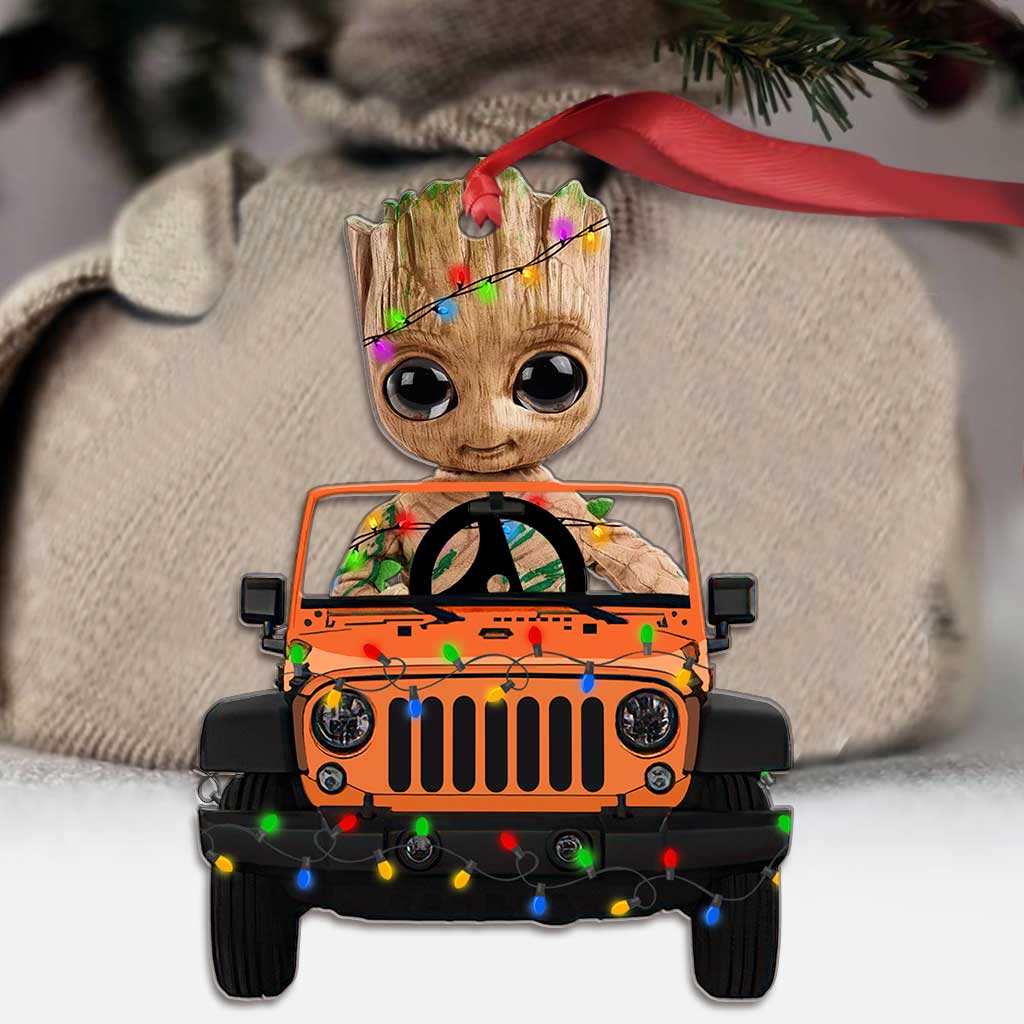 I Am Greep - Personalized Christmas Car Ornament (Printed On Both Sides)