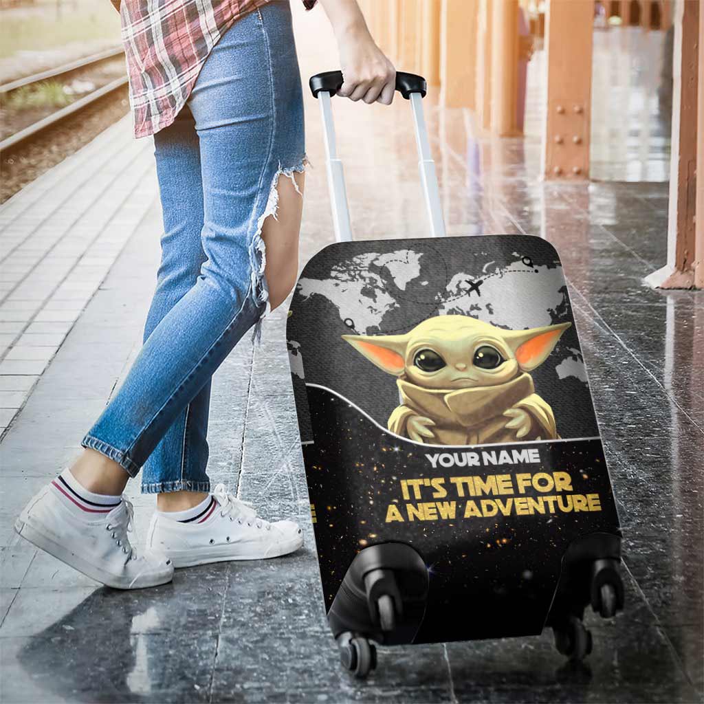 It's Time For A New Adventure - Personalized The Force Luggage Cover