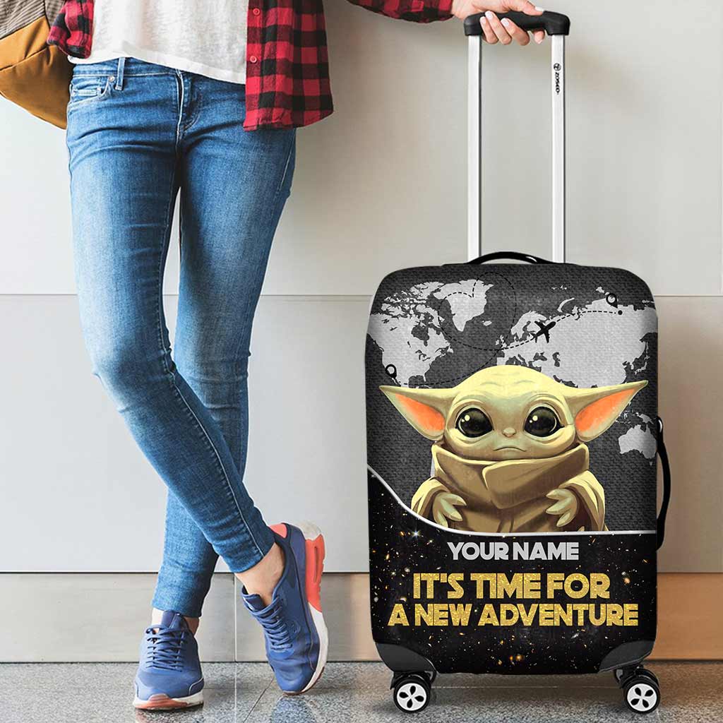 It's Time For A New Adventure - Personalized The Force Luggage Cover