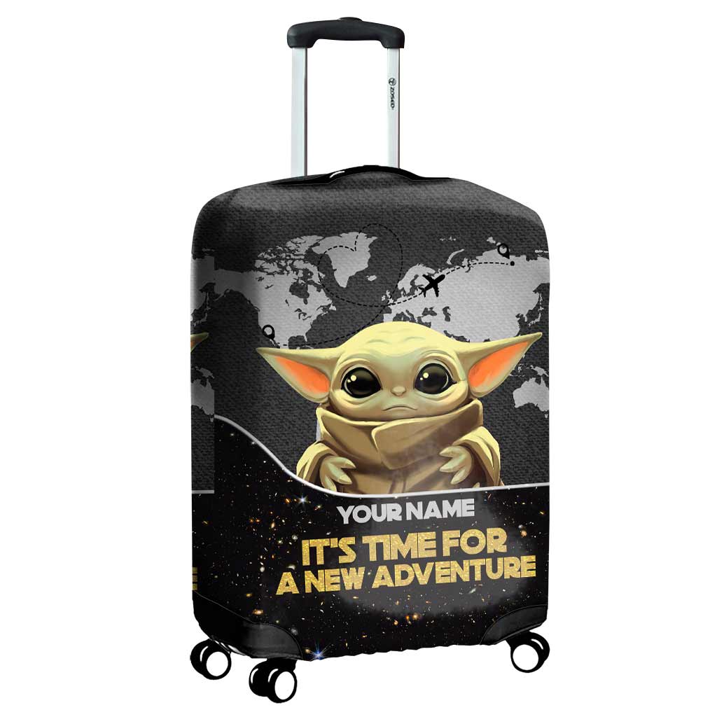 It's Time For A New Adventure - Personalized The Force Luggage Cover