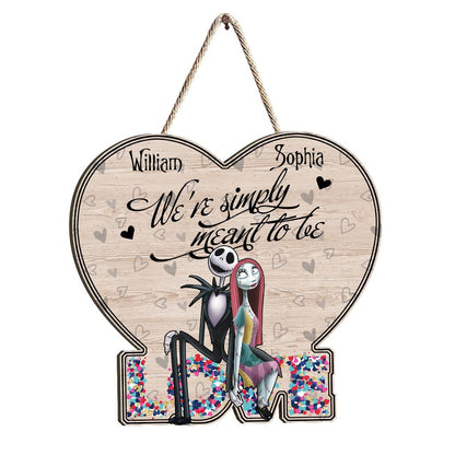 This Is Us - Personalized Couple Nightmare Wood Sign