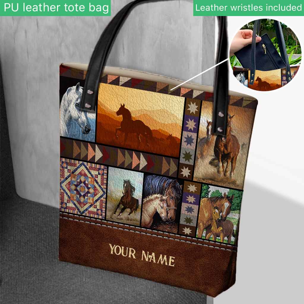 Love Horses - Personalized Tote Bag