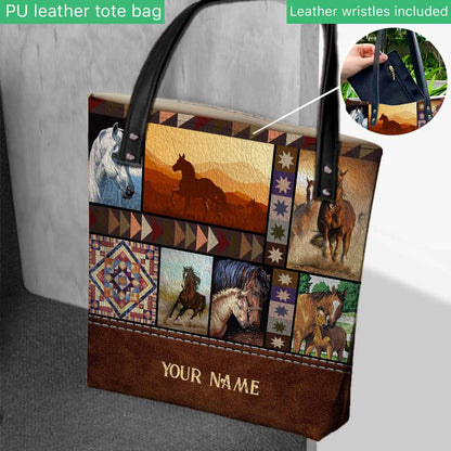 Love Horses - Personalized Tote Bag