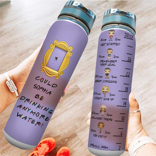 Could I Be Drinking Anymore Water - Personalized Water Tracker Bottle