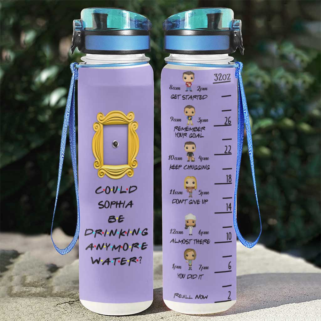 Could I Be Drinking Anymore Water - Personalized Water Tracker Bottle