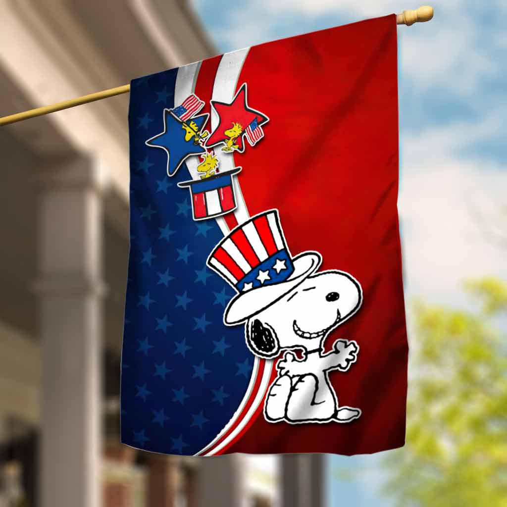 Cute Little Dog - House Flag