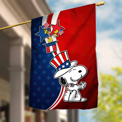 Cute Little Dog - House Flag