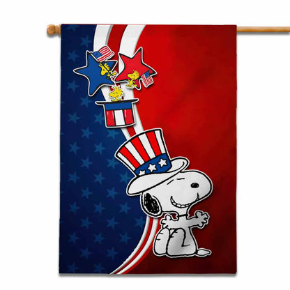 Cute Little Dog - House Flag