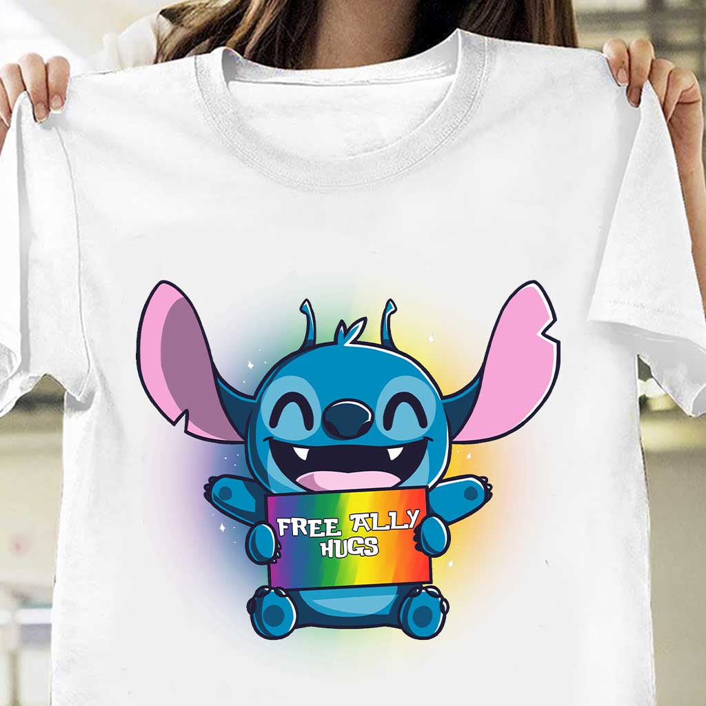 Free Ally Hugs - LGBT Support T-shirt and Hoodie