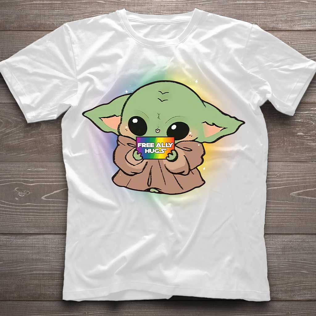 Free Ally Hugs Are - LGBT Support T-shirt and Hoodie