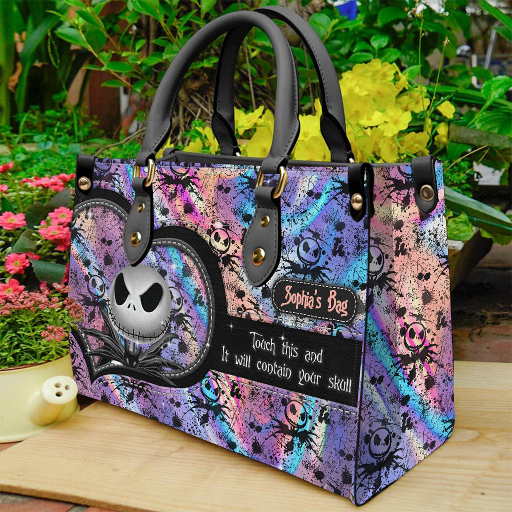 Touch My Bag - Personalized Nightmare Leather Handbag