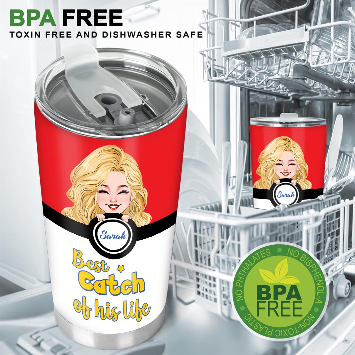 One Great Monster Trainer - Personalized Monster Trainer Tumbler