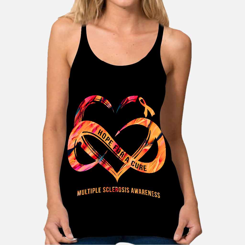 Hope For A Cure - Multiple Sclerosis Awareness Cross Tank Top