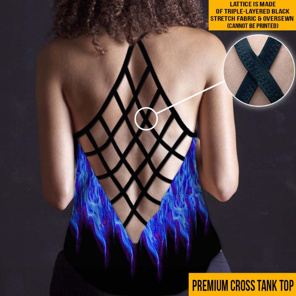 Rise From The Ashes Phoenix Never Give Up - Suicide Prevention Cross Tank Top