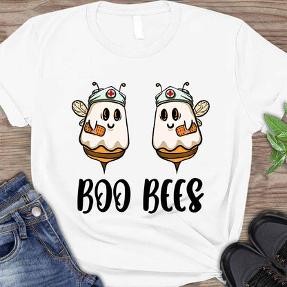 Boo Bees Halloween  - Nurse T-shirt And Hoodie 082021