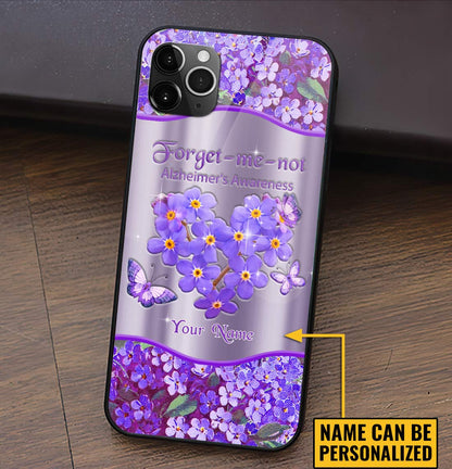 Forget-me-not - Alzheimer Awareness Personalized Phone Case