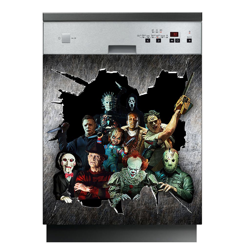 Silent Darkness - Halloween Dishwasher Cover