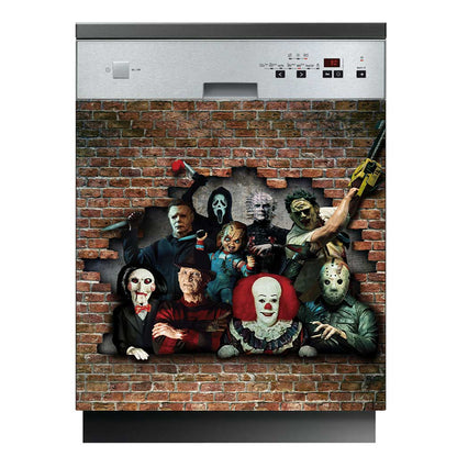 Spooky Vibe - Halloween Dishwasher Cover