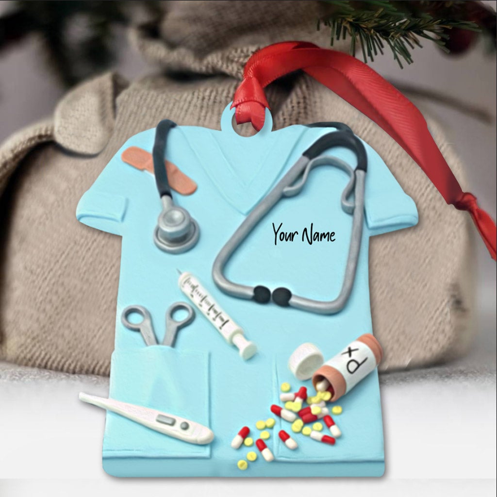 Nurse Life Christmas Is Coming - Personalized Ornament (Printed On Both Sides)