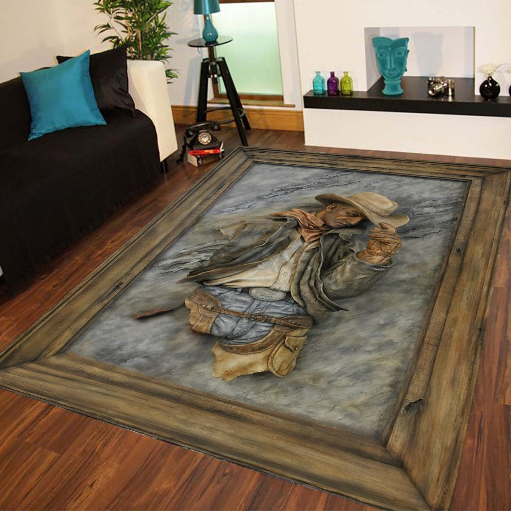 Horse And Man - Rug