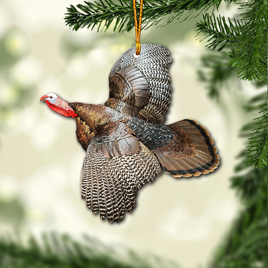 Turkey My Hunting Collection - Christmas Hunting Ornament (Printed On Both Sides)