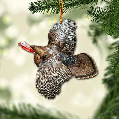 Turkey My Hunting Collection - Christmas Hunting Ornament (Printed On Both Sides)