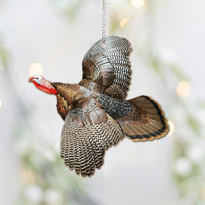 Turkey My Hunting Collection - Christmas Hunting Ornament (Printed On Both Sides)