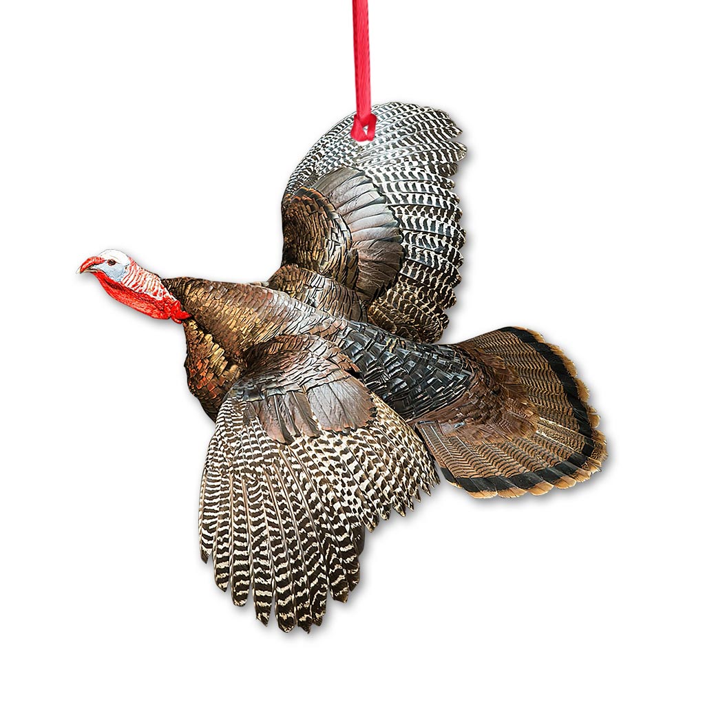 Turkey My Hunting Collection - Christmas Hunting Ornament (Printed On Both Sides)