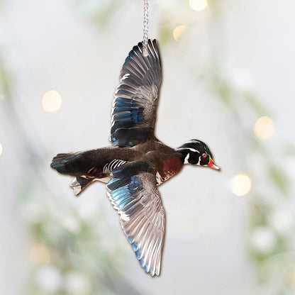 Wood Duck My Hunting Collection - Christmas Ornament (Printed On Both Sides)