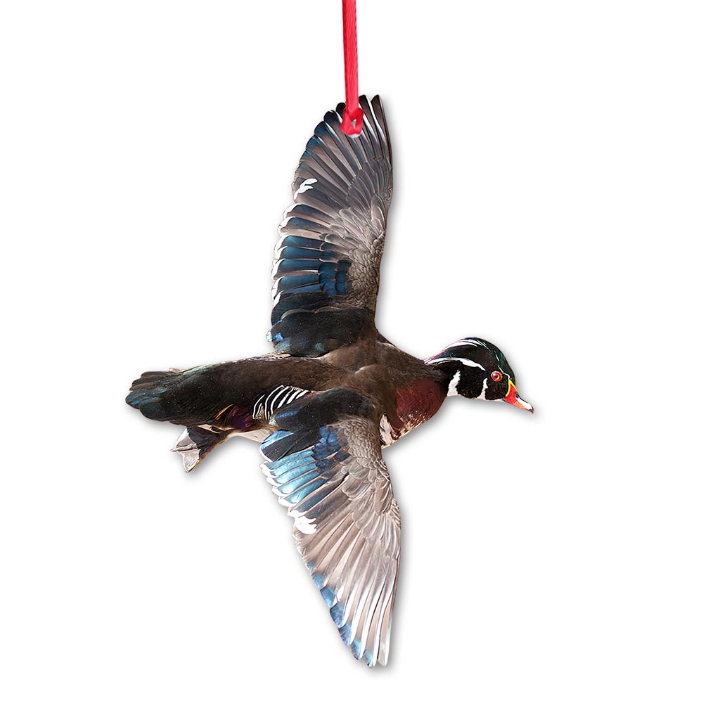 Wood Duck My Hunting Collection - Christmas Ornament (Printed On Both Sides)