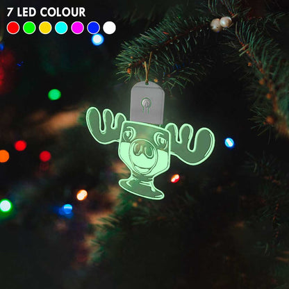 Can I Refill Your Eggnog - Christmas Shaped Led Acrylic Ornament