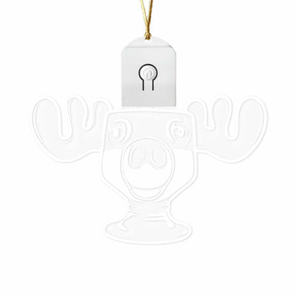 Can I Refill Your Eggnog - Christmas Shaped Led Acrylic Ornament