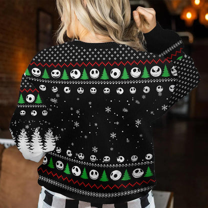 Father Of Nightmares - Personalized Christmas Father Sweater