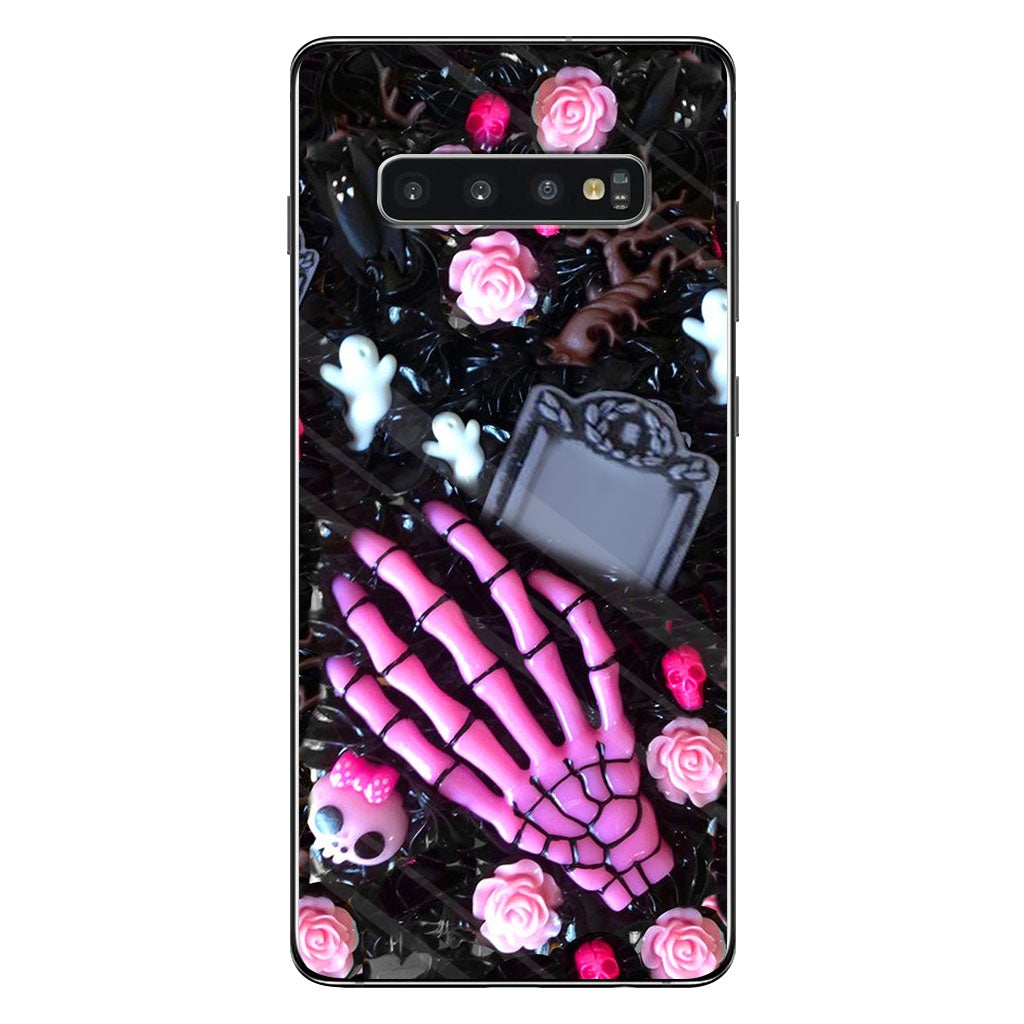 Love Skulls Handmade Decorated Personalized 3D Printed Phone Case