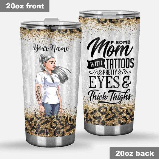 F-Bomb Mom - Personalized Mother's Day Tumbler