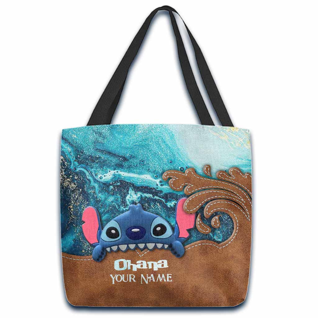 Ohana Summer Vibes - Personalized Ohana Tote Bag