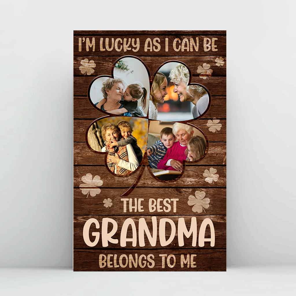 The Best Grandma Belongs To Me - Personalized Mother's Day Grandma Poster