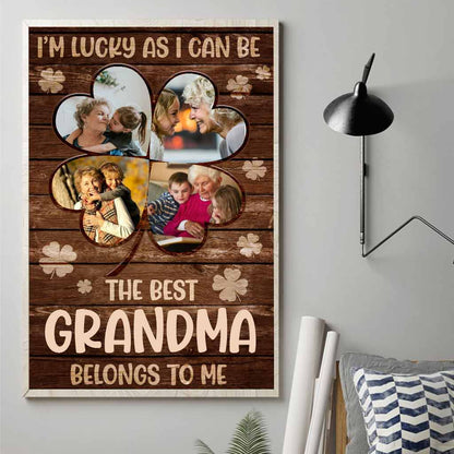 The Best Grandma Belongs To Me - Personalized Mother's Day Grandma Poster