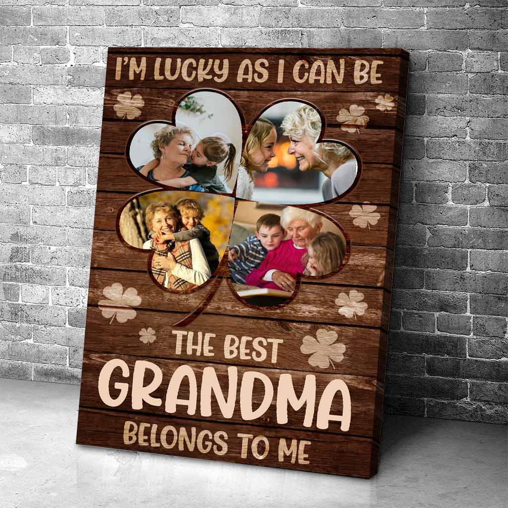 The Best Grandma Belongs To Me - Personalized Mother's Day Grandma Poster