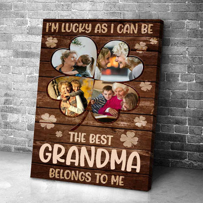 The Best Grandma Belongs To Me - Personalized Mother's Day Grandma Poster