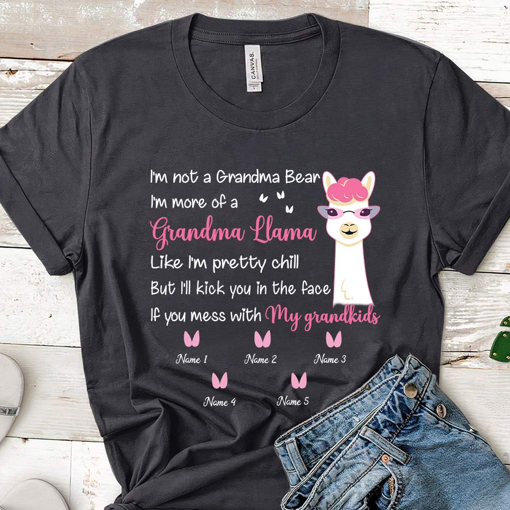 Grandma Llama - Personalized T-shirt and Hoodie