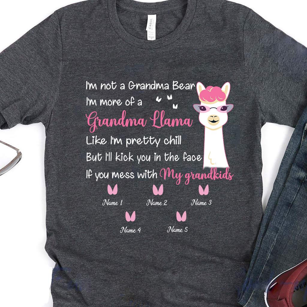 Grandma Llama - Personalized T-shirt and Hoodie