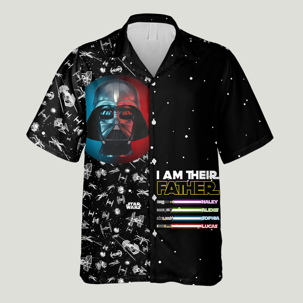 I Am Their Father - Personalized The Force Hawaiian Shirt