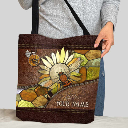 Love Bees Personalized  Tote Bag