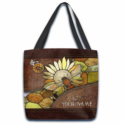 Love Bees Personalized  Tote Bag