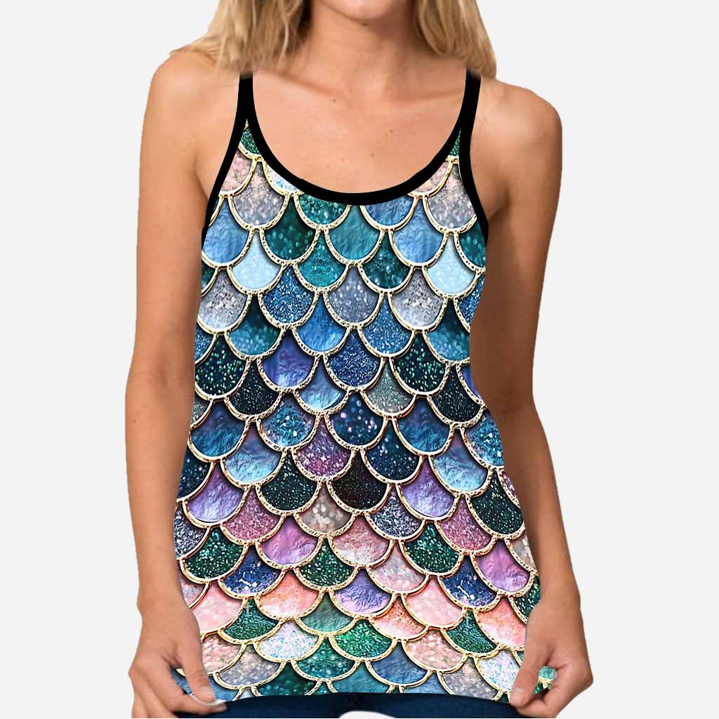 Mermaid Cross Tank Top