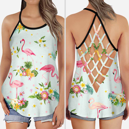 Flamingo Cross Tank Top