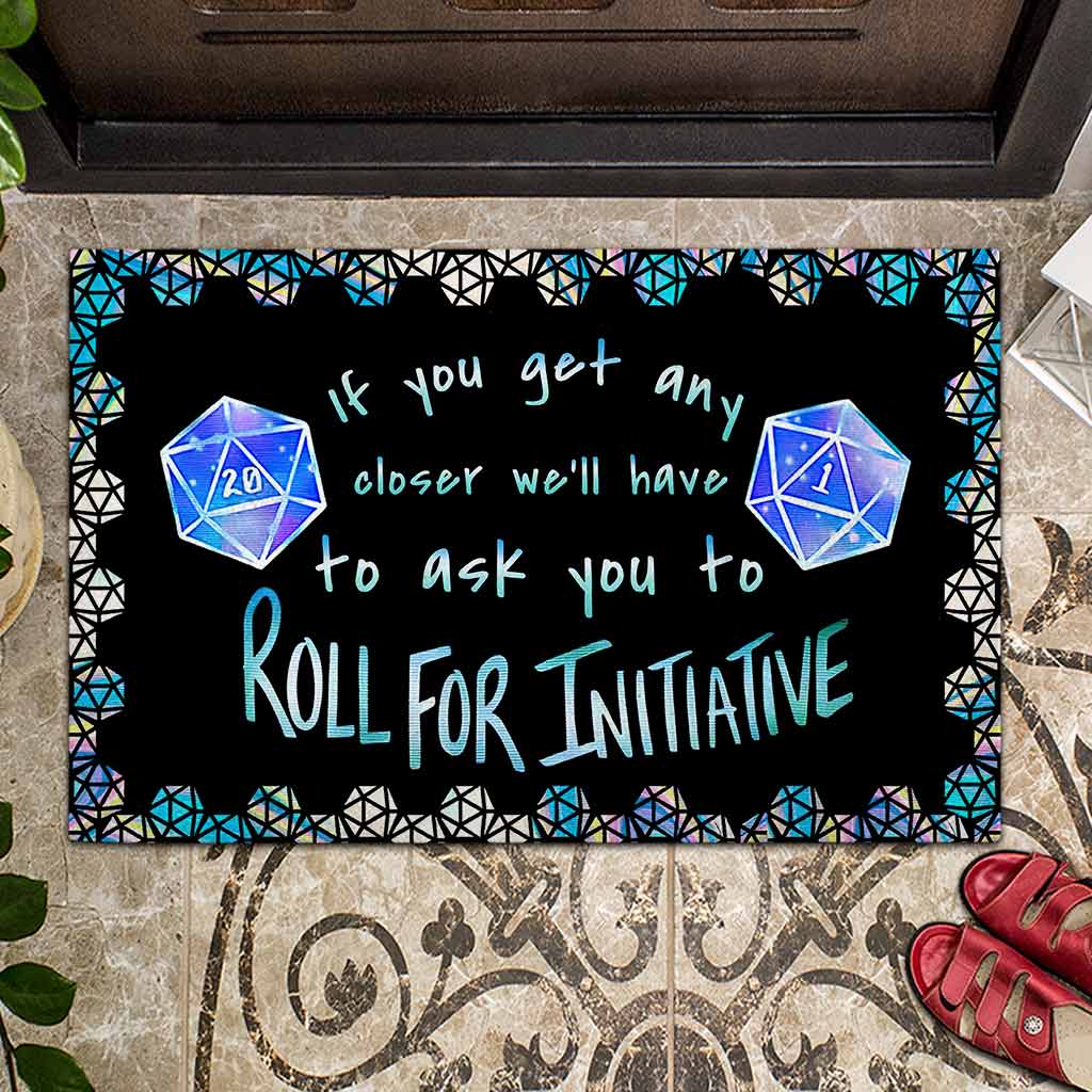 Roll For Initiative  - RPG Doormat 062021