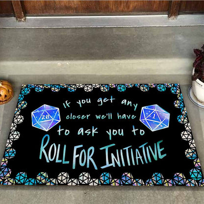 Roll For Initiative  - RPG Doormat 062021